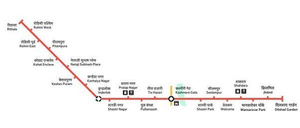 Nearest Metro Station to Rohini Sector 22